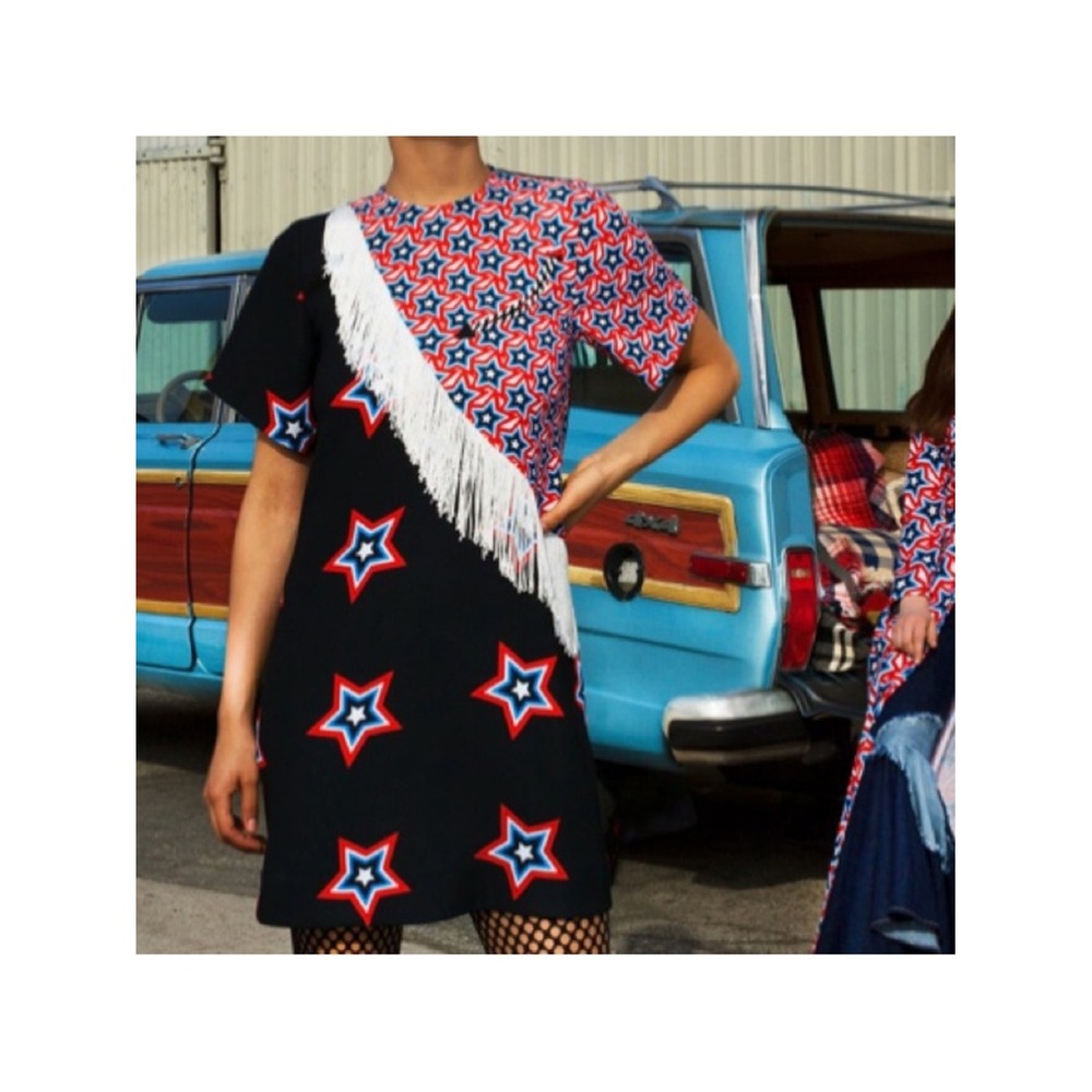 House of Holland X Woody Woodpecker Couture Dress from 2018 Runway Stars Tassels